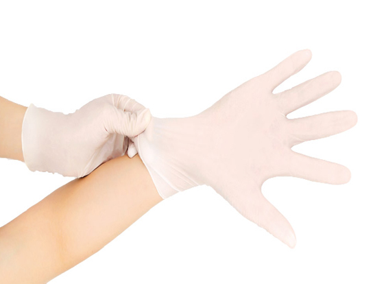 Disposable Medical Rubber Examination Gloves