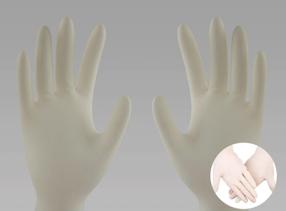 Disposable Sterile Rubber surgical gloves
